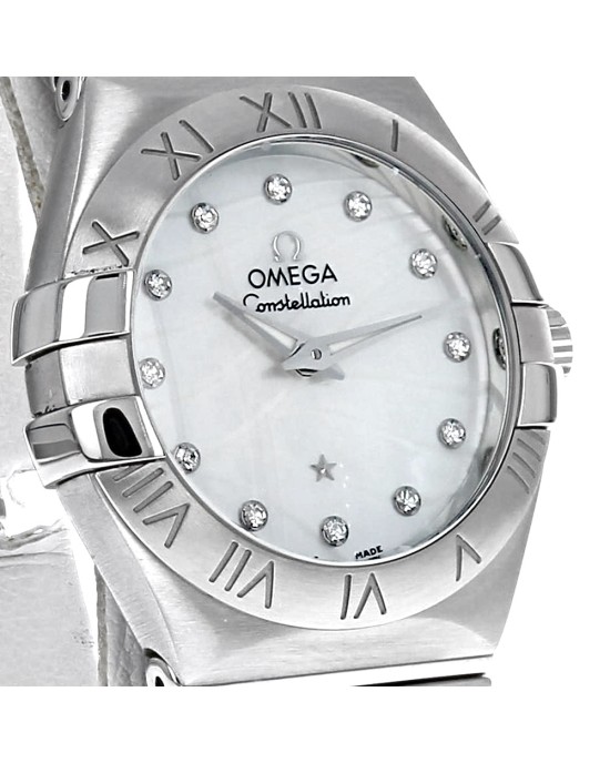Omega Constellation Quartz 27MM Stainless Steel 123.10.27.60.55.003